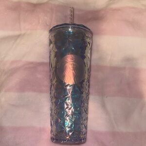 NWT Starbucks Purple Holographic Diamond Tumbler